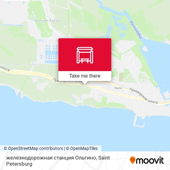 железнодорожная станция Ольгино map