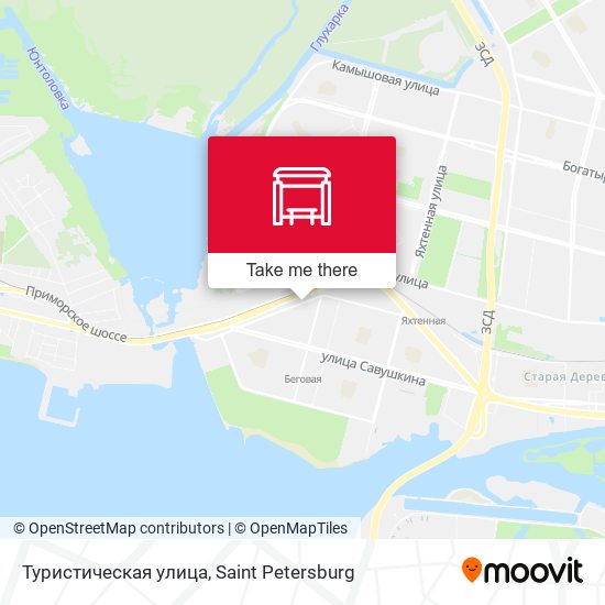 Туристическая улица map