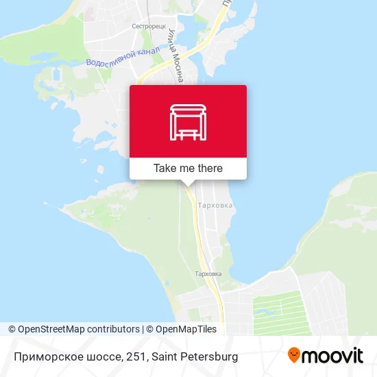 Приморское шоссе, 251 map