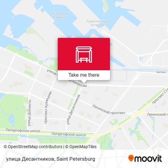 улица Десантников map