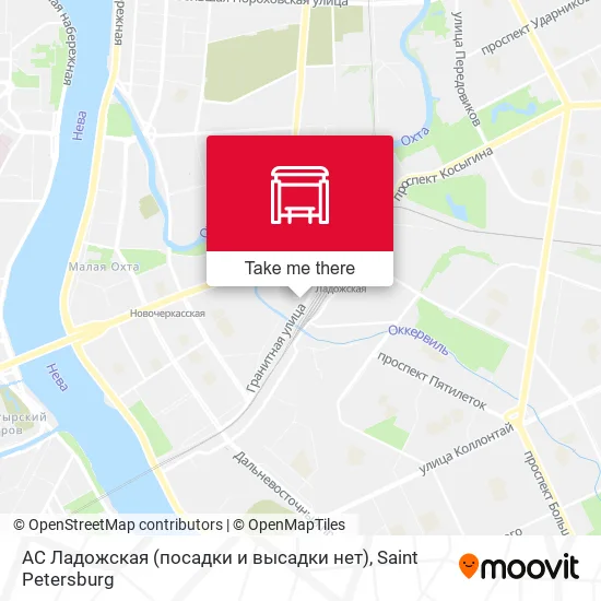 АС Ладожская (посадки и высадки нет) map