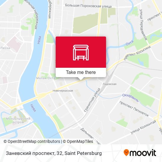 Заневский проспект, 32 map