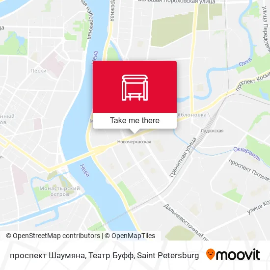 проспект Шаумяна, Театр Буфф map