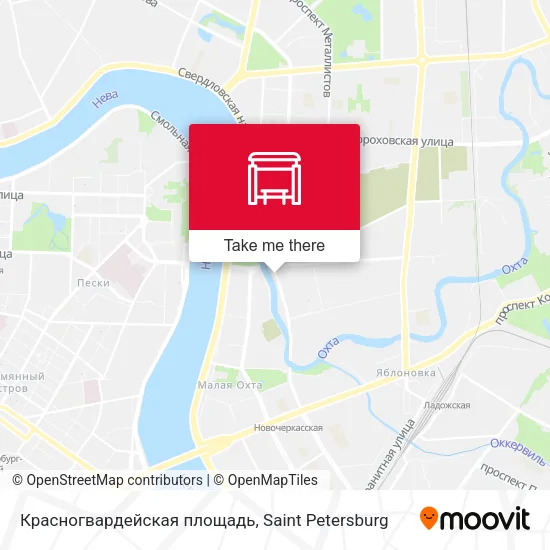 Красногвардейская площадь map