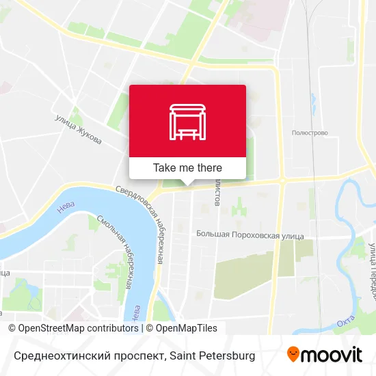 Среднеохтинский проспект map