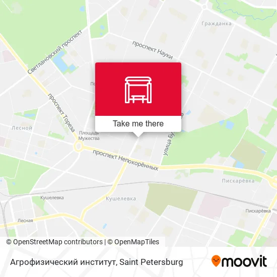 Агрофизический институт map
