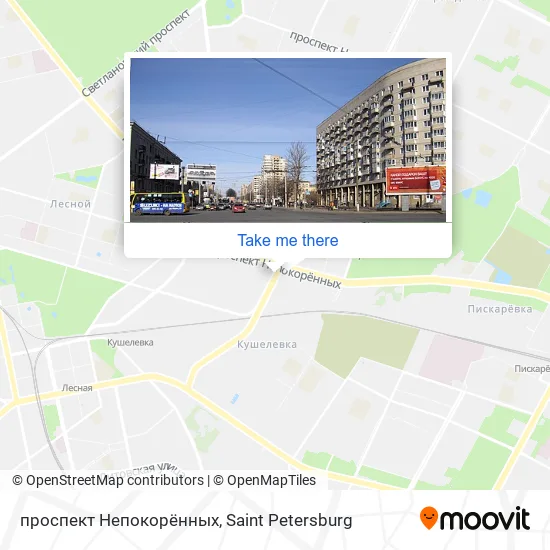 проспект Непокорённых map