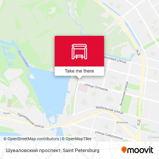 Шуваловский проспект map