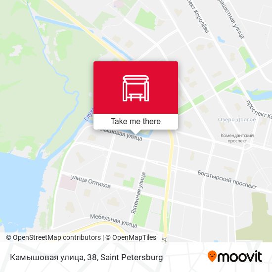Камышовая улица, 38 map