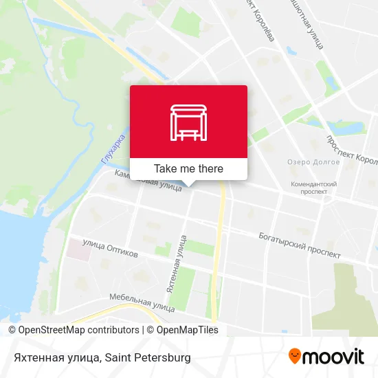 Яхтенная улица map