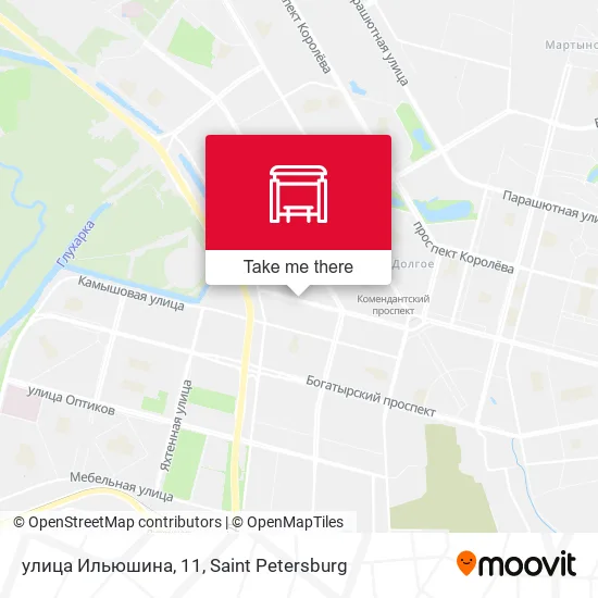 улица Ильюшина, 11 map