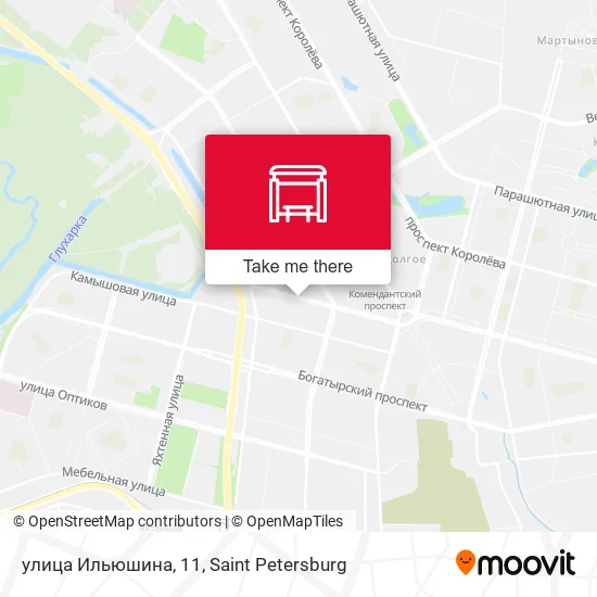 улица Ильюшина, 11 map