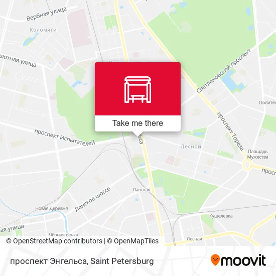 проспект Энгельса map