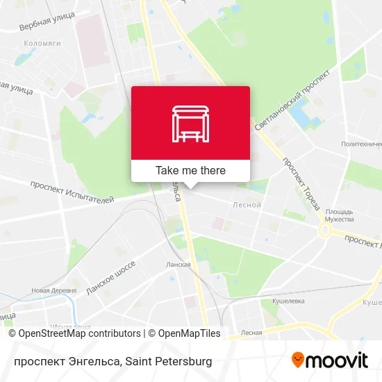 проспект Энгельса map