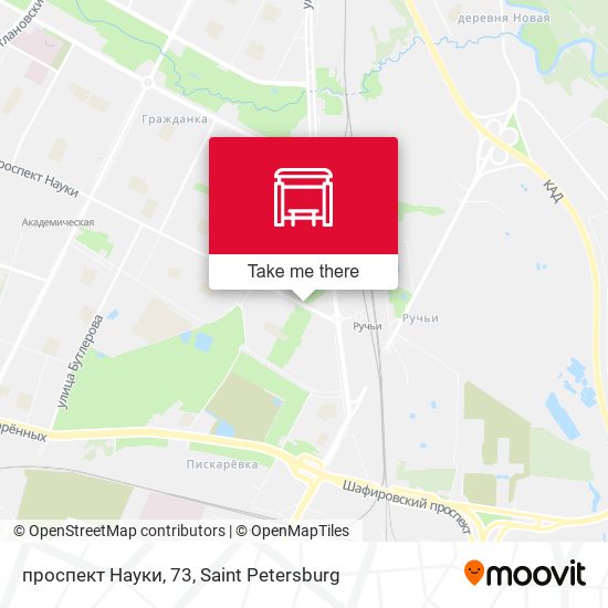 проспект Науки, 73 map