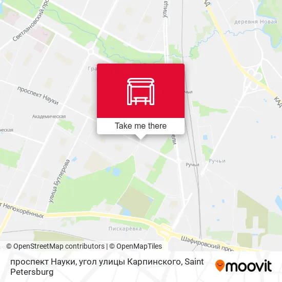 проспект Науки, угол улицы Карпинского map