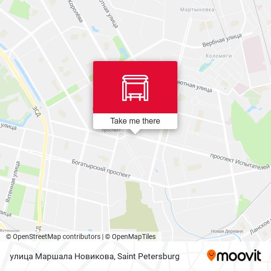 улица Маршала Новикова map