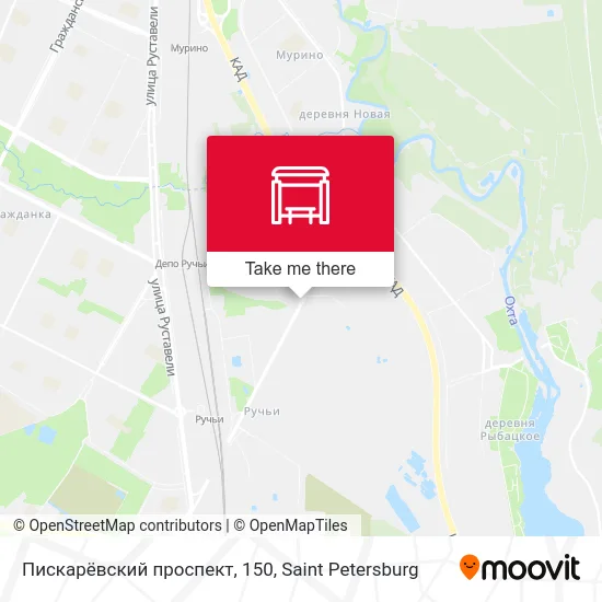 Пискарёвский проспект, 150 map