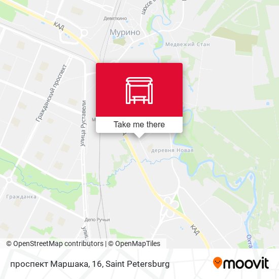 проспект Маршака, 16 map
