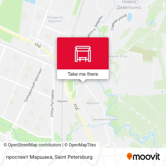проспект Маршака map