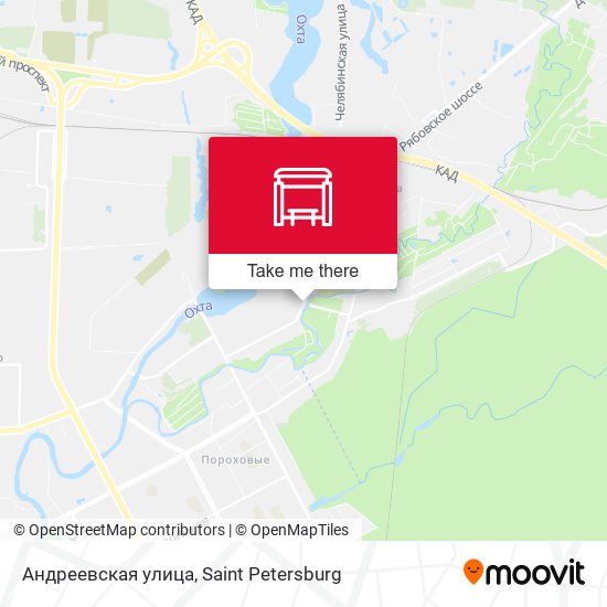 Андреевская улица map