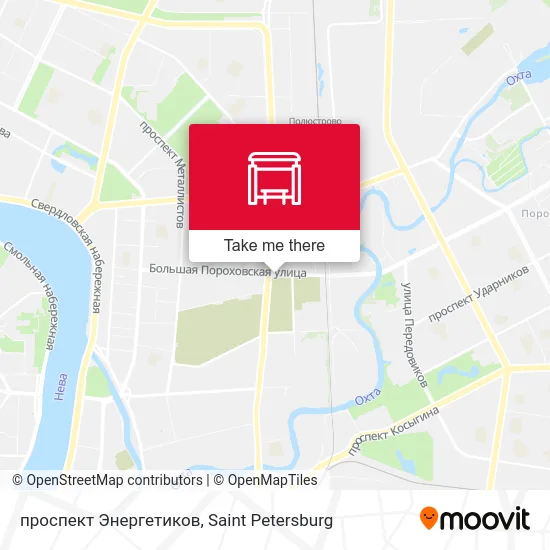 проспект Энергетиков map