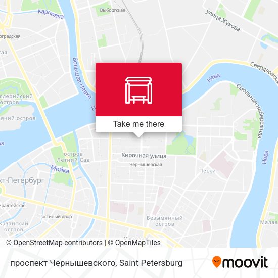 проспект Чернышевского map