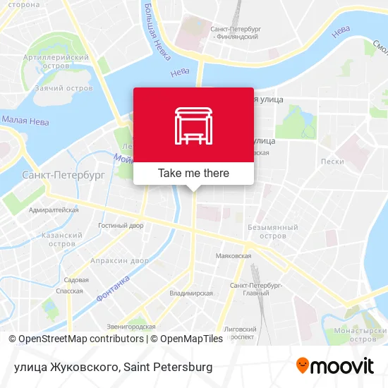 улица Жуковского map
