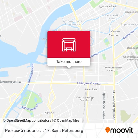 Рижский проспект, 17 map