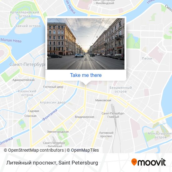 Литейный проспект map