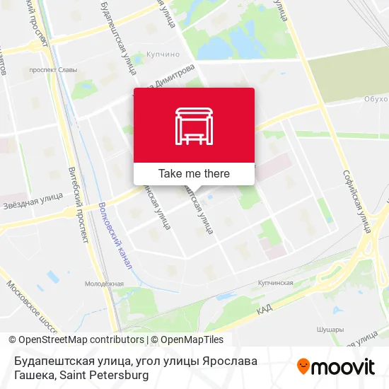 Будапештская улица, угол улицы Ярослава Гашека map