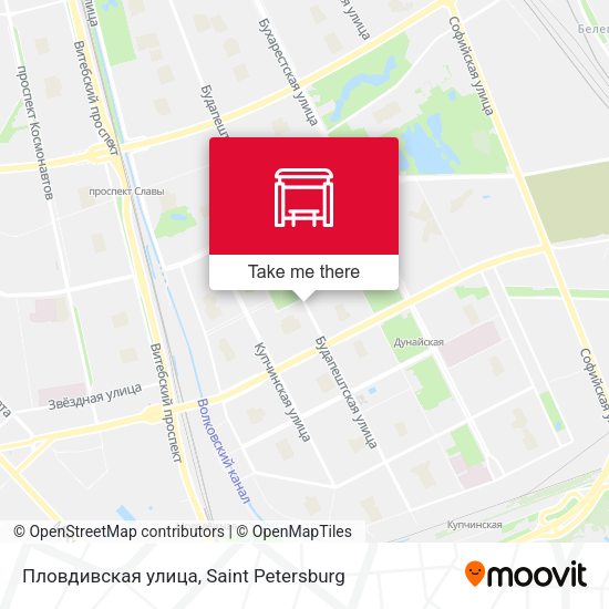 Пловдивская улица map