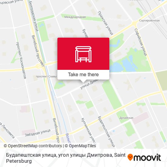 Будапештская улица, угол улицы Дмитрова map