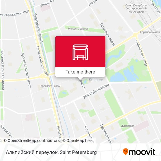 Альпийский переулок map