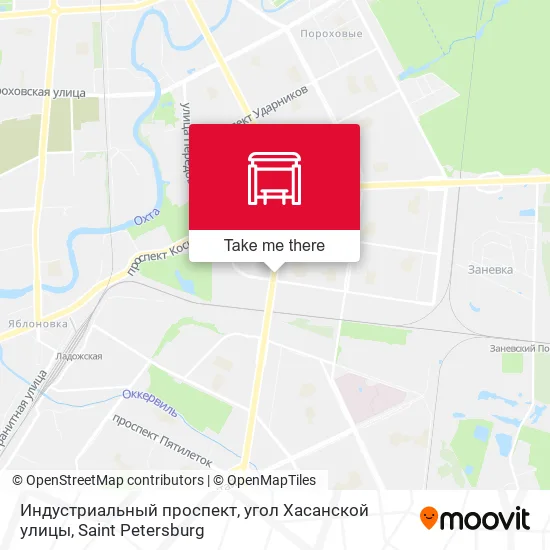 Индустриальный проспект, угол Хасанской улицы map