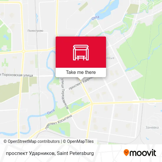 проспект Ударников map