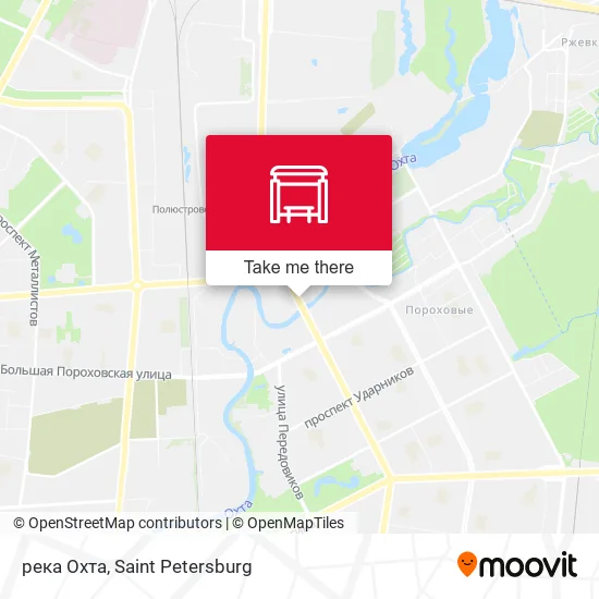 река Охта map