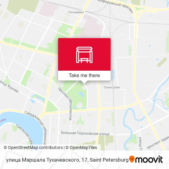 улица Маршала Тухачевского, 17 map