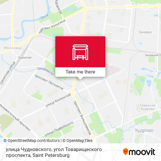 улица Чудновского, угол Товарищеского проспекта map