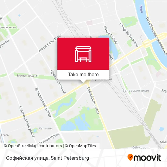 Софийская улица map