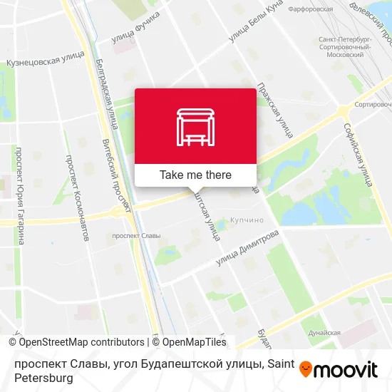 проспект Славы, угол Будапештской улицы map