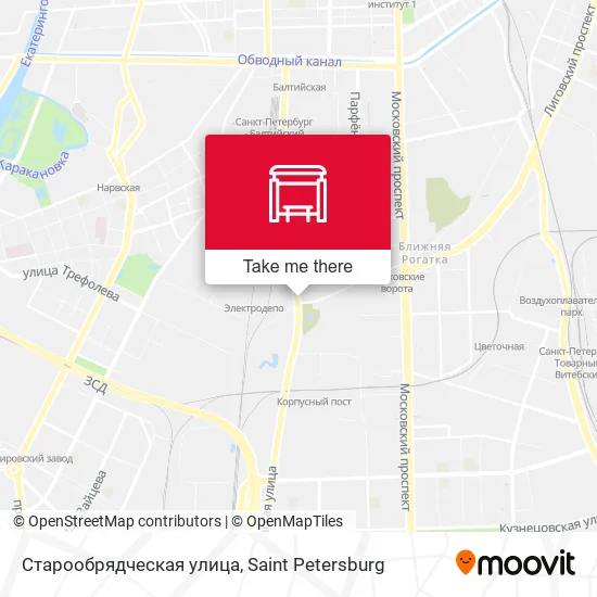 Старообрядческая улица map