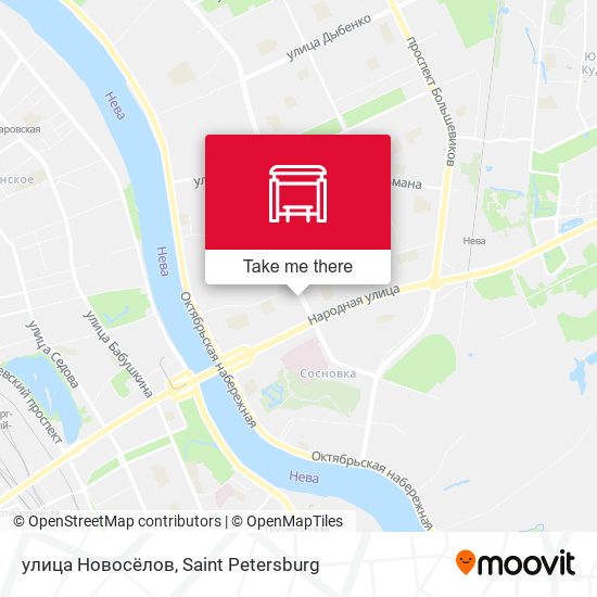улица Новосёлов map