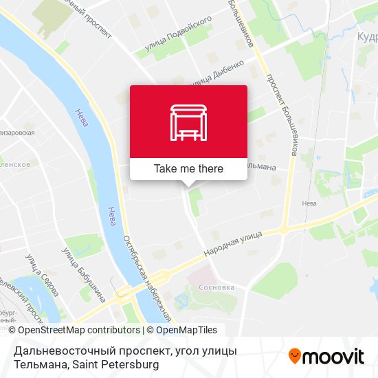 Дальневосточный проспект, угол улицы Тельмана map