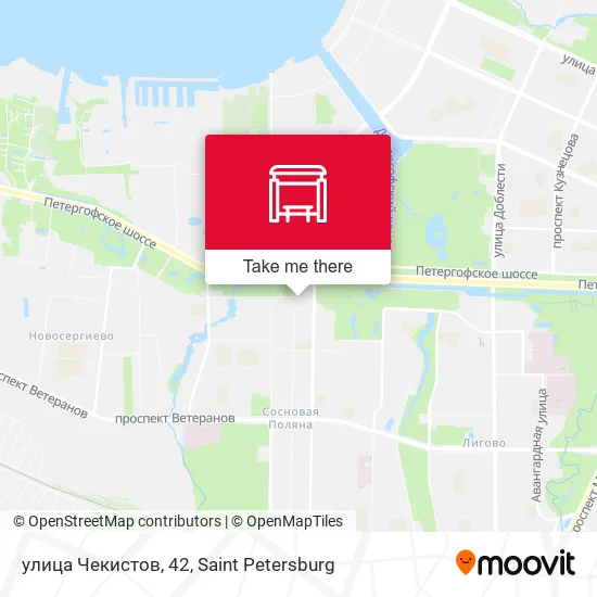 улица Чекистов, 42 map