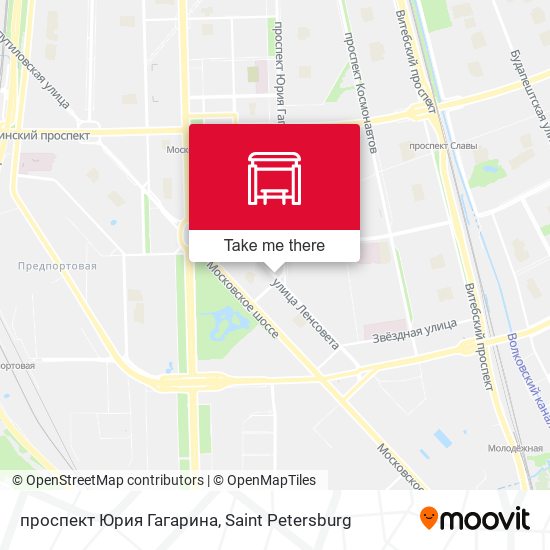 проспект Юрия Гагарина map