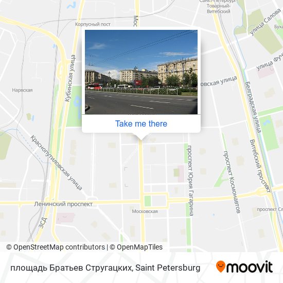 площадь Братьев Стругацких map