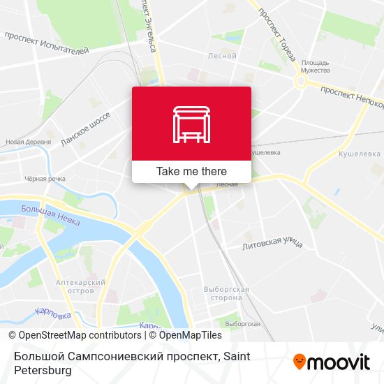 Большой Сампсониевский проспект map