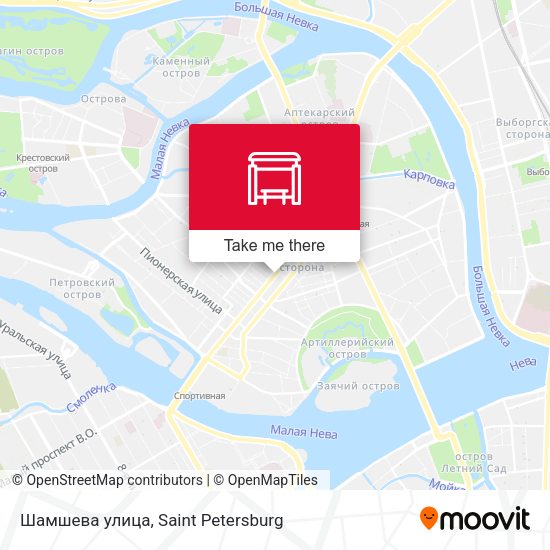 Шамшева улица map