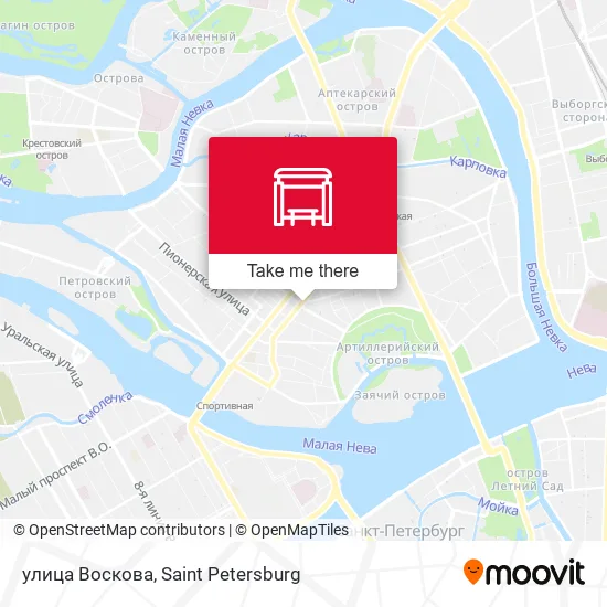 улица Воскова map